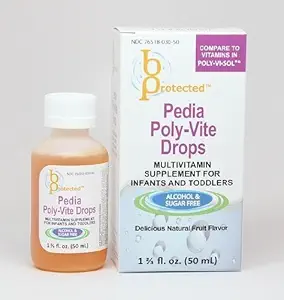 3 pakninger Pedia Poly- Vite Drops 50 ml