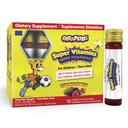 GirafKids Super Vitaminer til børn i alderen 4 + minus 124; 10 Serveringsflasker Flydende Multivitaminer til immunstøtte & energi