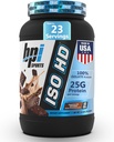 BPI Sports ISO HD Isolate Protein Powder - 100% Whey Isolate, Protein Powder for Muscle Gain - Chokolade Brownie - 1.6 Lb - 23 Servere