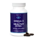 Triglycerid Omega 3 Fiskeolie til sunde øjne - Understøtter sunde øjne med optimale ingredienser - Let at synke, Burpless - EPA, DHA, & Omega 7 Fedtsyrer - 90 Greve
