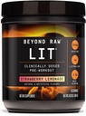 Ud over rå LIT Pre- workout - Jordbær Lemonade (30 Servere)