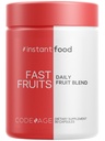 Kodeage Instantfood Fast Frugt, Over 15 Frugter Powders Ækvivalent All- in- One, Vegansk Daglig hel mad Vitaminer - bær, Antioxidant Polyphenoler & Bioflavonoid Multivitamin, Non-GMO, 90 Kapsler