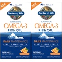 Have of Life EPA / DHA Omega 3 Fish Oil - Minami Natural Brain Function, Heart and Mood Supplement, 120 Greve (60- ct 2- Pack)