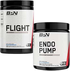BARE PERFORMANCE NUTRITION BPN Flight Pre Workout & Endo Pump Enhancer Bundle