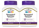 21. århundrede, Resveratrol Red Wine Extract, 90 Kapsler - 2pc