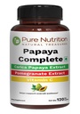 Pure Nutrition Papaya Komplet 124; 120 Caps Beeg 124; Carica Papaya Leaf Uddrag med jern, VIT C, VIT A & Folinsyre Beeg 124; Understøtter Platelet Immunitet & fordøjelse Non-GMO