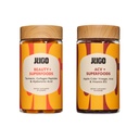 JUGO Beauty + ACV Gummies Bundle - Collagen, Biotin & Apple Cider Vincils - Understøtter hår, hud, negle, Gut Sundhed & Metabolisme - 100% Vegetarisk & Gluten- Free