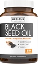 Black Seed Oil - 60 Softgel kapsler (non-GMO & Vegan) Premium Cold- presset Nigella Sativa producerer Pure Black Cumin Seed Oil med vitamin E - 500mg hver, 1000mg Per 2 Capsule Servering