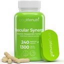 LongLifeNutri Diosmin Hesperidin Complex, Vaskulære Synergy 1000mg / 300mg for optimal cirkulation & Vein Support: 240 kapsler, 120 Servere, 4-måned Supply, Made in USA
