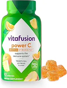 Vitafusion Extra Strength Power C Gummy Vitamins, Tropical Citrus Flavored Immune Support (1) Vitamins, 92 Count