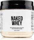 NAKED Whey 1Lb - Kun 1 Ingrediens, Græs Fed Whey Protein Powder, Ikke denatureret, Ingen Gmos, Ingen Soy, Gluten Free, Stimulere vækst, Forbedre inddrivelse - 15 Serveringer