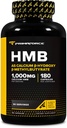 Primaforce HMB (Beta- Hydroxy Beta- Methylbutyrat) 1000mg, 180 kapsler (500mg Per Capsule) - Gluten Free and Non- GMO supplement