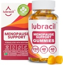 Lubracil Menopause Gummies for Women - Menopausale Kosttilskud til Hot Flashs, Night Sweats, Mood Swings og Hormonal Balance - Daglige vitaminer med sort Cohosh & Ashwagandha - 60 Gummies (Pack of 1)