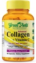Greenfield Nutritions - Halal Collagen Peptider 1500 mg Type I & III, med vitamin C 300 mg for bedre Absorption, Halal Anti- Age Formel for hårnegle & Joints, Halal Vitamin 90 Kapsler