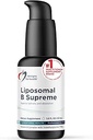 Design til sundhed Liposomal B Supreme - Væske B Vitamin Complex med Superior Absorption - Folate, Vitamin B12, B6, Biotin, TMG + mere - Oral levering pumpe med Citrus Flavor (50 Servere / 1.7oz)