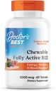 Doctor 's Best Chewable Full Active Methyl B12, Methylcobalamin, Energy, Memory, & Mood Support, Non- GMO, Gluten Free, Soy Free, Vegan 60 Tablets