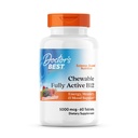 Doctor 's Best Chewable Full Active Methyl B12, Methylcobalamin, Energy, Memory, & Mood Support, Non- GMO, Gluten Free, Soy Free, Vegan 60 Tablets