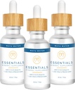 MAYU Koncentreret Ionic Trace Mineral Drops - Rich Concentrate Electrolytes: Magnesium Chlorid Natriumtilskud - Essential Blend Drop for immunforsvar - Nutrient- Packed Alkaline Water - 3 Pack