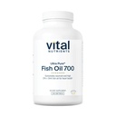 Vital Nutrients Ultra Pure ® Fish Oil 700 Buddy; Understøtter hjerte, hjerne og fælles sundhed * Buddy 124; Sustainable Sourced High EPA & DHA Omega-3 Fedtsyre124; Lemon Flavor 124; Gluten, Dairy & Soy Free Buddy 124; 120 Softgels