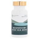 Ernæring Rødder - Magnesium + Irish Sea Moss - 350mg Magnesium Glycinat & Organic Irish Sea Moss - Essential Minerals - Understøtter hjerte & ben sundhed - Kosttilskud - 30 Servering - 60 kapsler