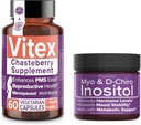 Intimate Rose Save 10% on Hormonal Balance & Reproductive Wellness Bundle – Vitex Chasteberry Supplement + Myo & D-Chiro Inositol Powder for PCOS & Menstrual Support