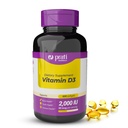 D3- vitamin 2000 IE - 600 Softgels - Understøtter Defense System, Knogler & Muskelsundhed - Familiestørrelse
