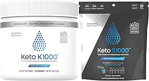 Hi-Lyte Keto K1000 Electrolyte Powder Unflavored + Keto S1000 Electrolyte Powder Packets