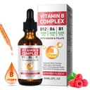 Vitamin B Complex Liquid, Vegan Vitamin B12 Liquid Dryps