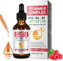 Vitamin B Complex Liquid, Vegan Vitamin B12 Liquid Dryps