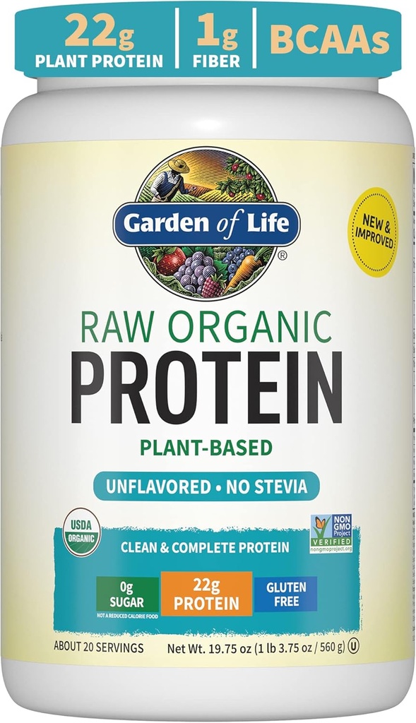Have Organic Vegan Protein Powder, Plant Based & BCAA, Organic Protein Powder with Probiotics & Enzymes, Non-GMO, Gluten- Free Lactose Free 1.2 LB
