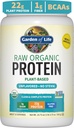 Garden of Life Organic Vegan Protein Powder, Plant Based & BCAAs, Organic Protein Powder with Probiotics & Enzymes, Non-GMO, Gluten-Free Lactose Free 1.2 LB