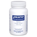 Rene indkapslinger Alpha Lipoinsyre 200 mg - 200mg ALA - Lever og antioxidant Support * - til nerve sundhed & Carb Metabolisme - Vegan & non- GMO supplement - 120 kapsler