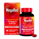 MegaRed Omega-3 Krill Oil 500mg Extra Strength softgels (40 Tæl i en kasse) - Krill Oil No Fishy Eftersmag