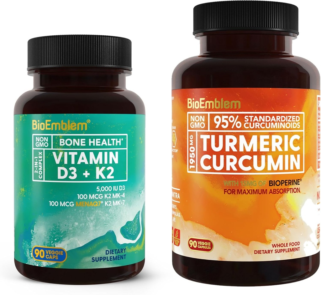 Bioemblem Gurkemeje Curcumin Vitamin D3 K2