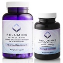 Reluminer Avanceret hvidt sæt - 1650mg Glutathione Complex (90 kapsler) og Avanceret C-vitamin med Rose HIPS og Bioflavonoider (60 kapsler) Bundle
