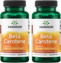 Swanson Beta- Caroten Vitamin A 25000 IE Skin Eye Immunsystem Sundhed Antioxidant Support 7500 mcg 300 Softgels Count (2 Pack)