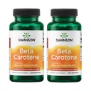 Swanson Beta- Caroten Vitamin A 25000 IE Skin Eye Immunsystem Sundhed Antioxidant Support 7500 mcg 300 Softgels Count (2 Pack)