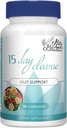 Mila Miamor 15 Day Cleanse - Gut og Colon Support - Avanceret Gut Cleanse Detox til kvinder og mænd med Senna, Cascara Sagrada & Psyllium Husk - Non- GMO - Made in USA - 30 Kapsler
