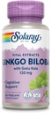 SOLARAY Ginkgo Biloba Extract med Gotu Kola - Ginko Biloba Kapsler til Brain Health Support - Vegan, Lab Verified, 60-dages garanti - 60 Servere, 60 VegCaps (60 VegCaps)