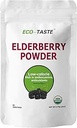 ECO-TASTE Elderberry Juice Powder, understøtter sundt immunsystem, Ikke GMO og Vegansk Friendly, 170g