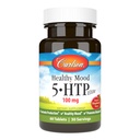 Carlson Sund Mood 5- HTP Elite 100 mg med vitamin B6 - Mood Support & Afslapning supplement - Hindbær Chewable - 60 tabletter