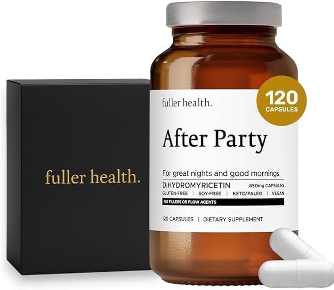 Fuller sundhed efter fest DHM Dihydromyricetin Supplement: 124; understøtter lever, Metabolisme, energiniveauer, post- celebration Relief: 124; Feel refreshed, 650mg Per pille: 124; 1 flaske, 24 Servere