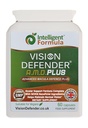Vision Defender Plus Eye Supplement: AREDS2 Formelvitaminer, Mineraler (Lutein, Zink) Forbedret med Meso-Zeaxanthin til komplet øjne / Øjensyn sundhed pleje & support. 60 Easy- to- Swallow Vegan kapsler