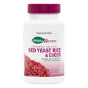 NaturesPlus Herbal Actives Red Yeast Rice 600mg & CoQ10 100mg, Extended Release - 30 Veganske tabletter - Maksimal potens supplement, Antioxidant - Vegetarisk, Gluten- Free - 30 Servere