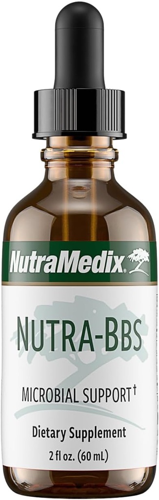 Nutramedix Nutra BBS - Liquid Herbal Supplement for Digestive & Immune Support - Elecampane Root & BlackBerry Leaves Extract for Gut Health - Immunity Booster Supplement (60mL)