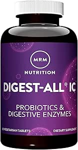 MRM Nutrition Digestoth- ® IC Probiotika & fordøjelsesfremmende Enzymes • 124; Forbedret fordøjelse og Absorption • 124; Sund fordøjelse • 124; Kan hjælpe med bloating og gas • 124; Gluten- Gratis • 124; 30 Tjenester
