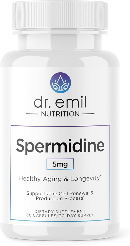 DR. Formand EMIL NUTRITION Mænd & kvinder Spermidine 5mg tillæg