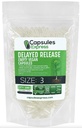 XPRS Nutra Delayed Release Størrelse 3 Tomme kapsler - 100 Tomme Veganske kapsler - Vegetariske piller selv Vegetabilske Kapsler Fyldning - Veggie Gel Caps til Do- It- Yourself Kosttilskud