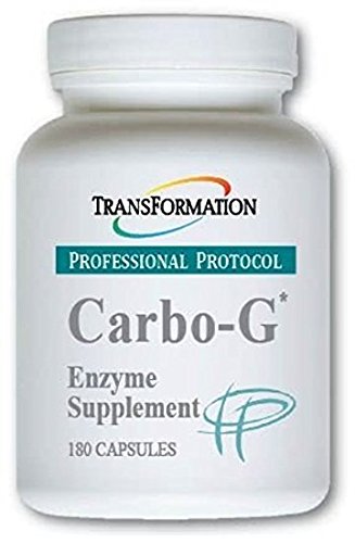 TRANSFORMERING GENESIS AF GOD SUNDHED Enzymer Carbo- G Høj potens Enzyme Blend Formel Supplement med Probiotika & urter, for Kulhydrat opdeling, Nutrient Absorption, 180 Kapsler