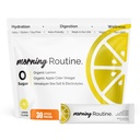 ROUTINE Morning Daily Hydration against 124; Electrolyte Powder Packets with Apple Cider Vingam, Lemon, and Sea Salt Stainless 124; Keto & Paleo- Friendly Electrolyte Drink Mix (30 Pack)